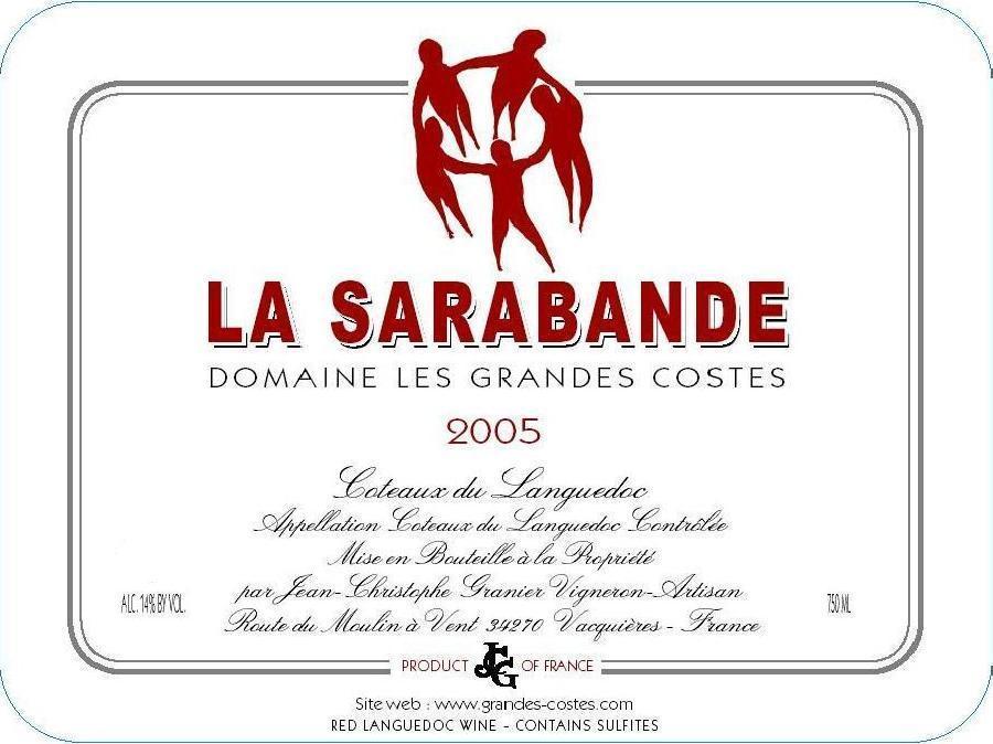 Sarabande Languedoc Red Wine
