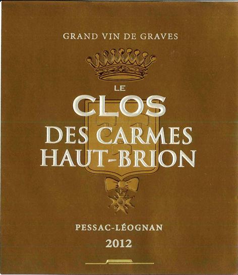 Le Clos des Carmes Haut-Brion