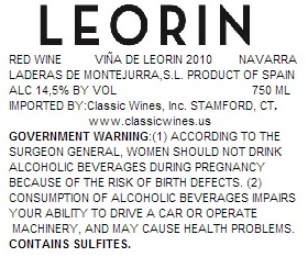 Leorin Red Wine