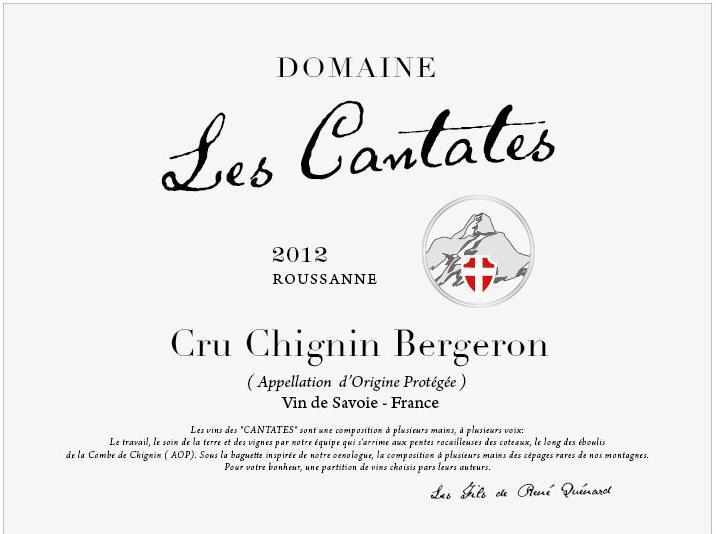 Cru Chignin Bergeron