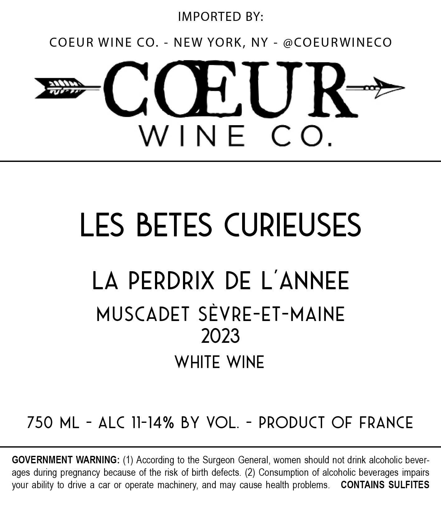 La Perdrix De L'annee