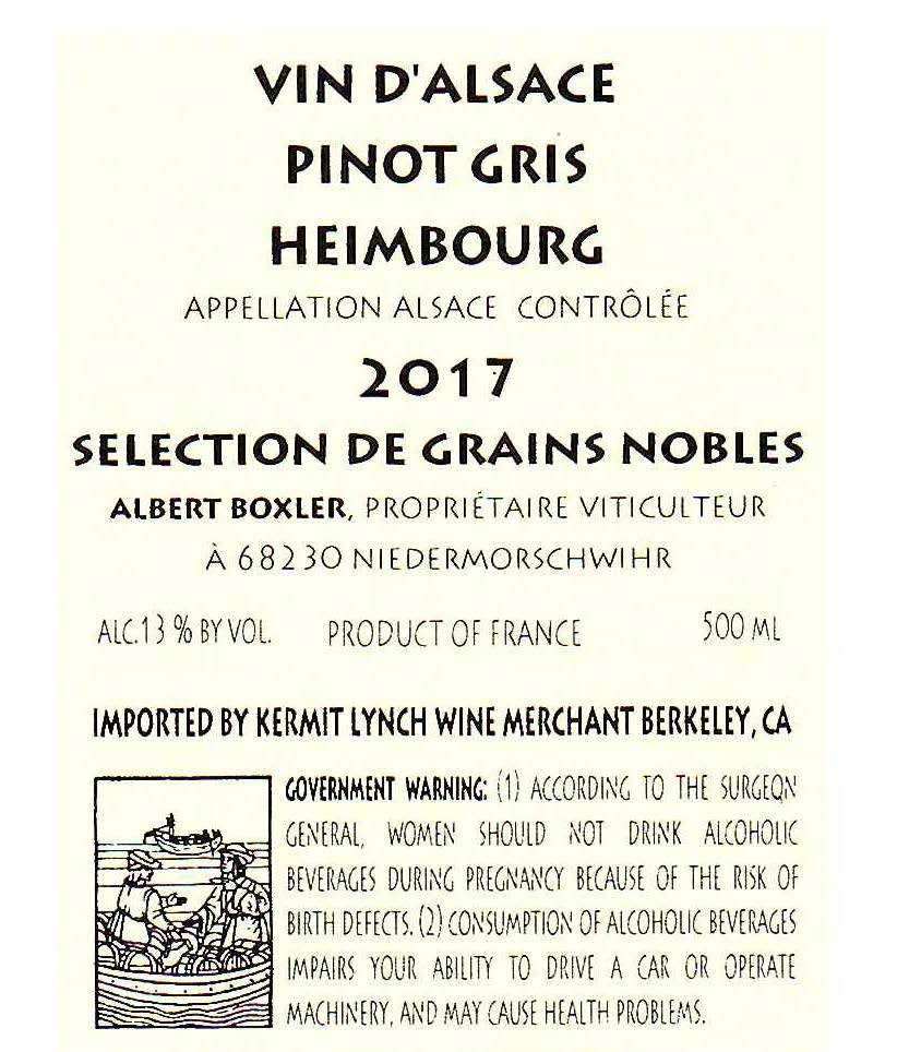 Heimbourg Selection De Grains Nobles