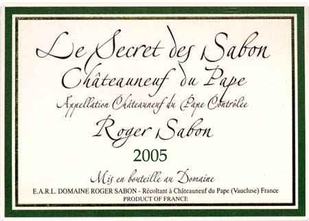 Le Secret des Sabon