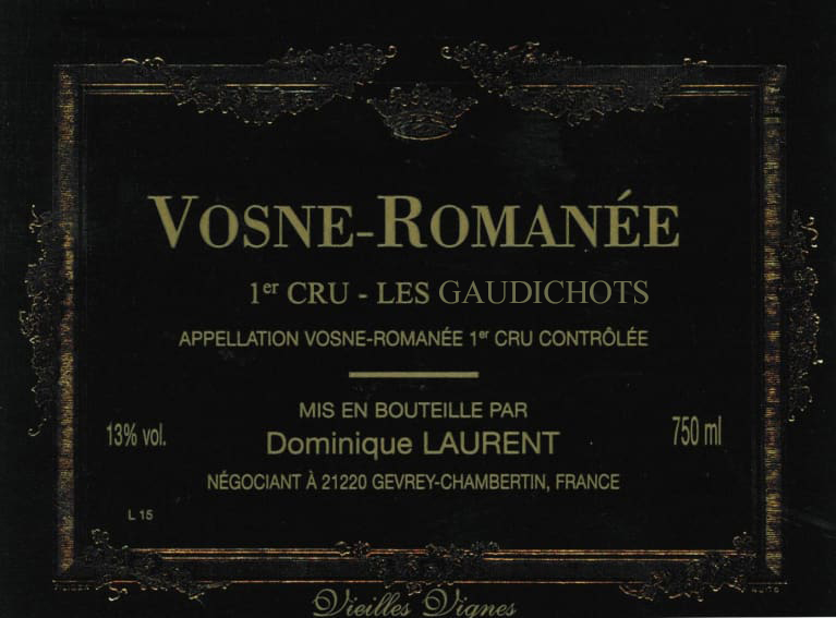 Vosne-Romanée 1er Cru - Les Gaudichots