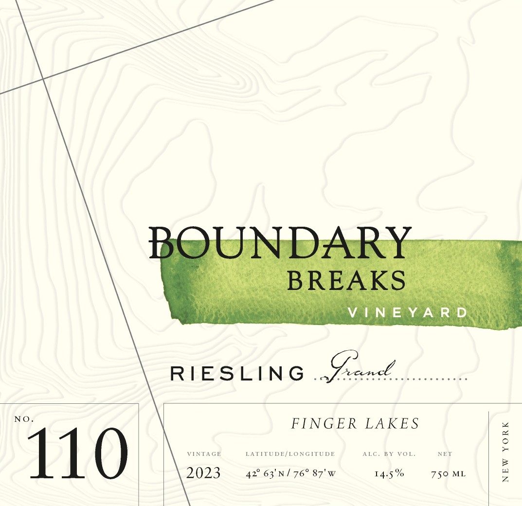 Boundary Vintage  Breaks Riesling
