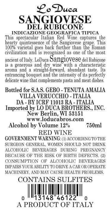 Sangiovese del Rubicone