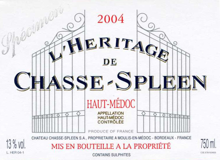 L'heritage De Chasse-Spleen