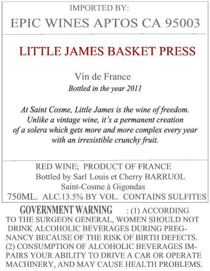 Little James Basket Press