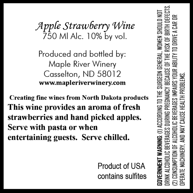 Apple Strawberry Wine