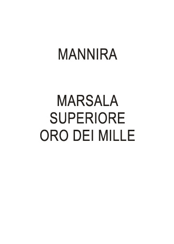 Superiore Oro Dei Mille