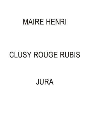 Clusy Rouge Rubis