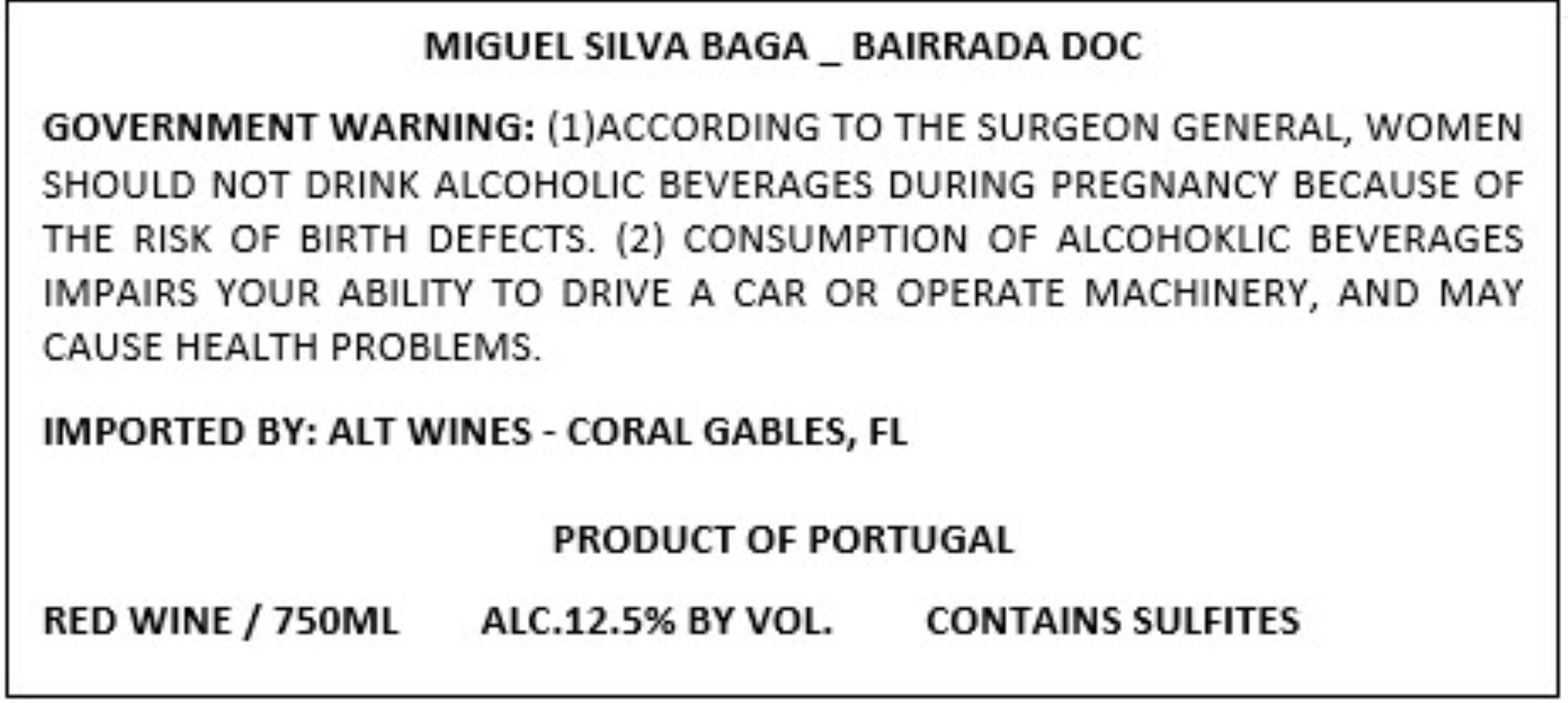 Miguel Silva Baga Bairrada