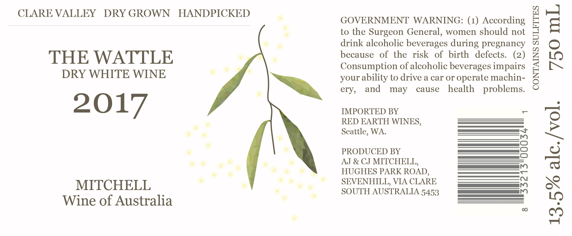 The Wattle Dry White Wine