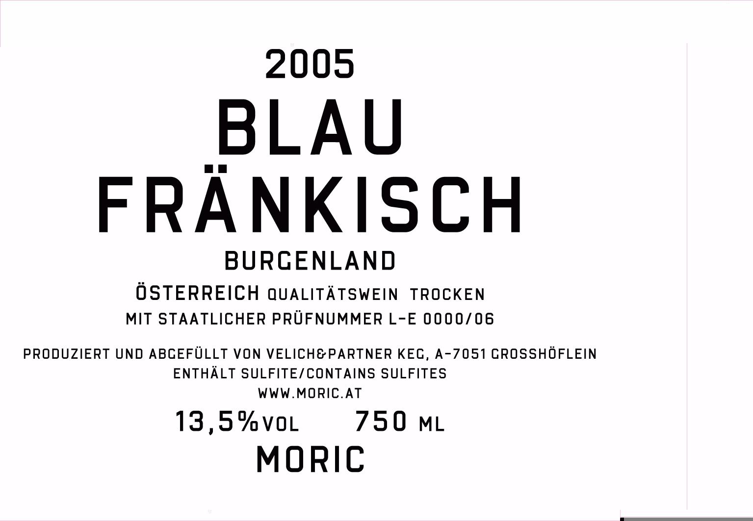 Moric Blaufränkisch