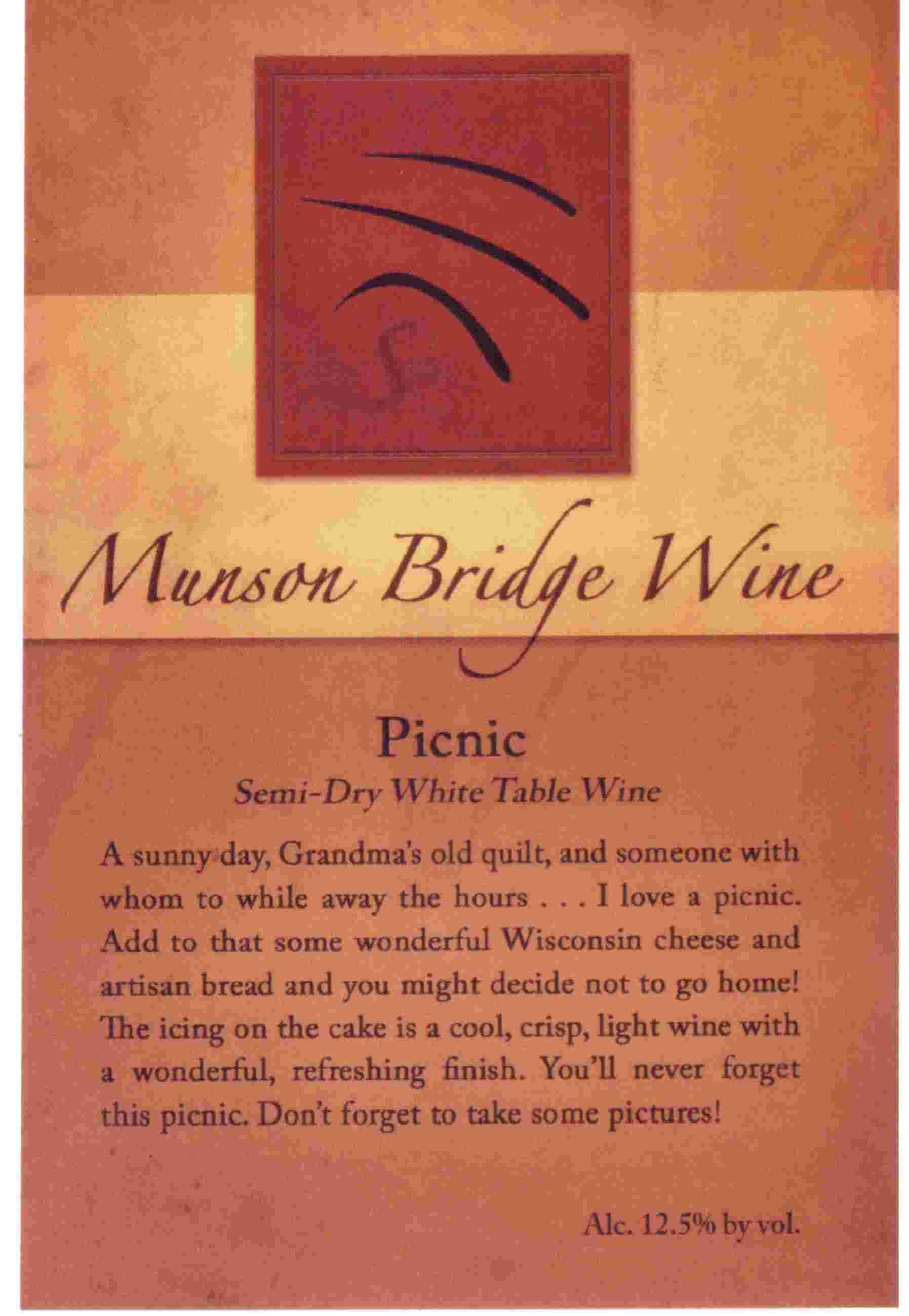 Picnic Semi - Dry White Table Wine