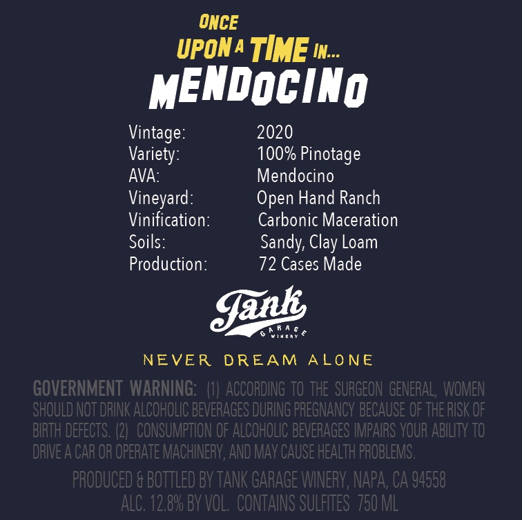 Once Upon A Time In Mendocino