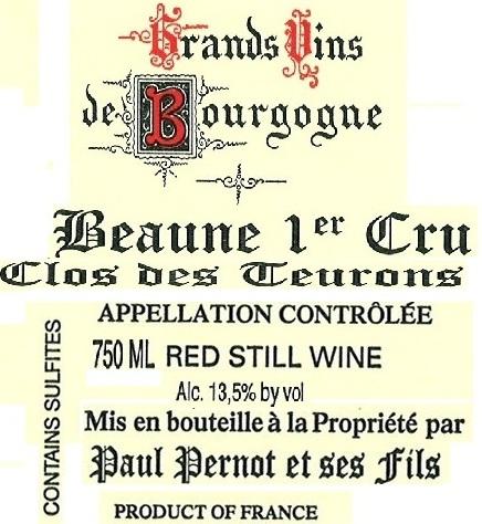 Beaune 1er Cru Clos des Teurons