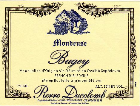 Mondeuse Bugey