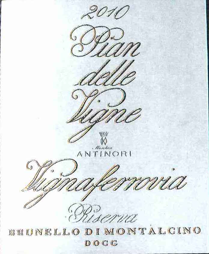 Pian delle Vigne Vignaferrovia Riserva