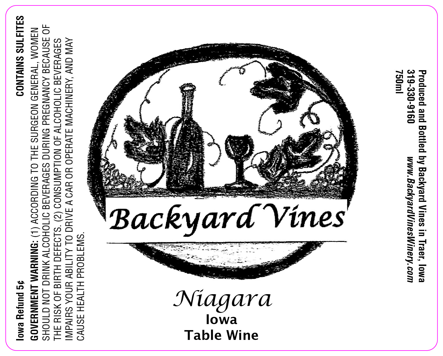 Niagara Iowa Table Wine