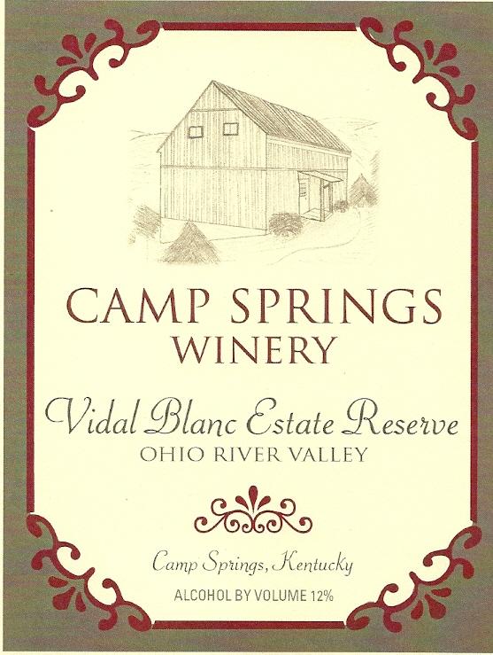 Vidal Blanc Estate Reserve