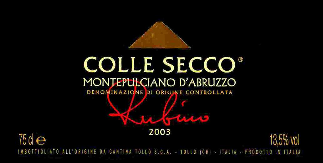 Colle Secco Rubino