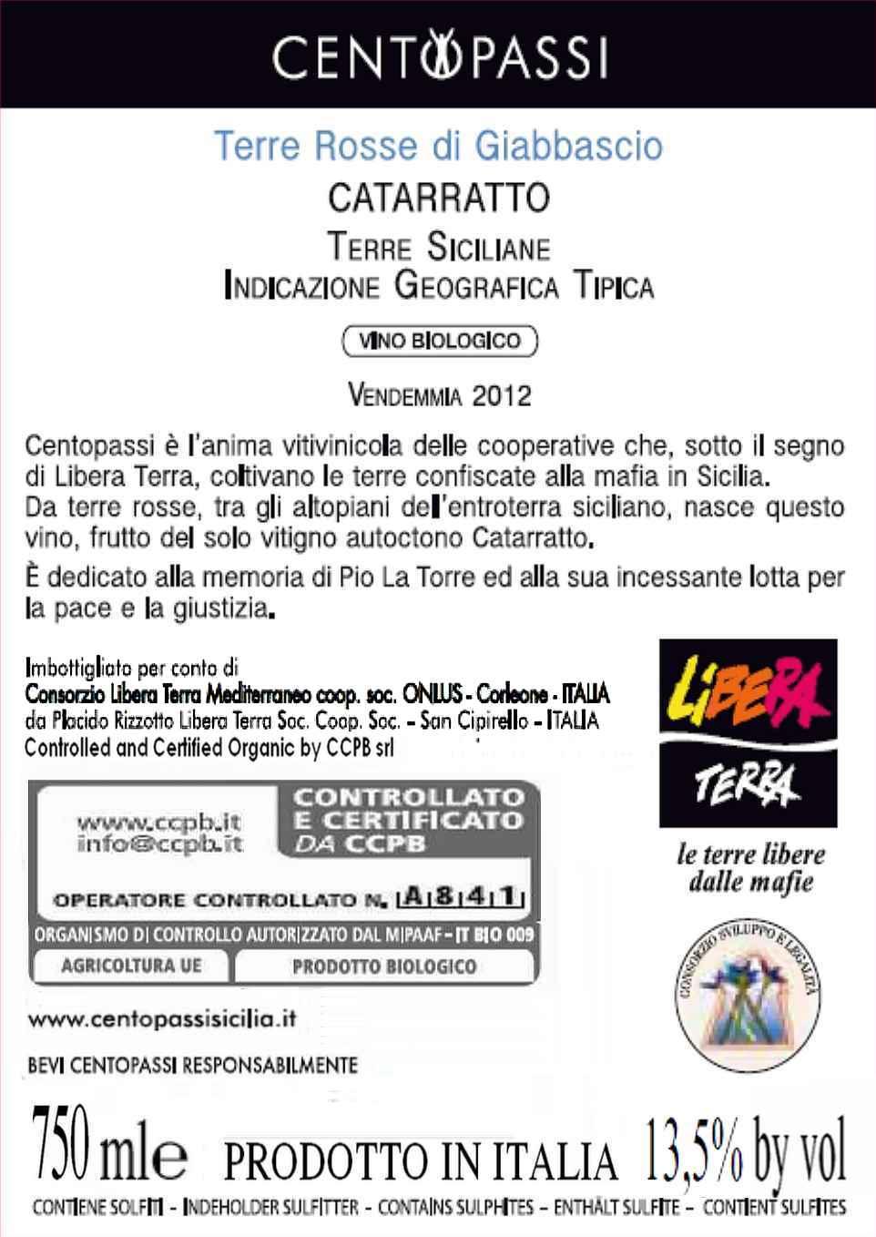 Centopassi Terre Rosse Di Giabbascio