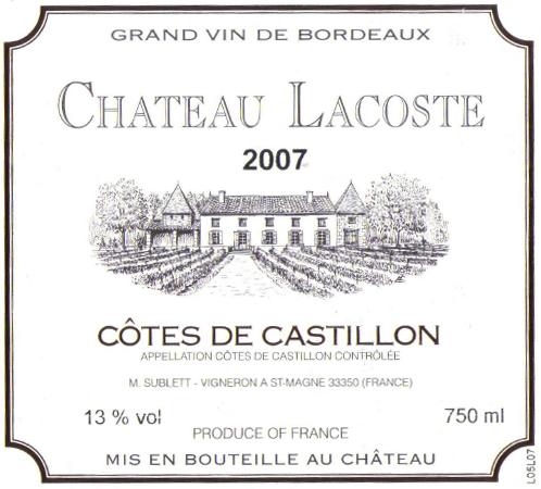 Chateau Lacoste
