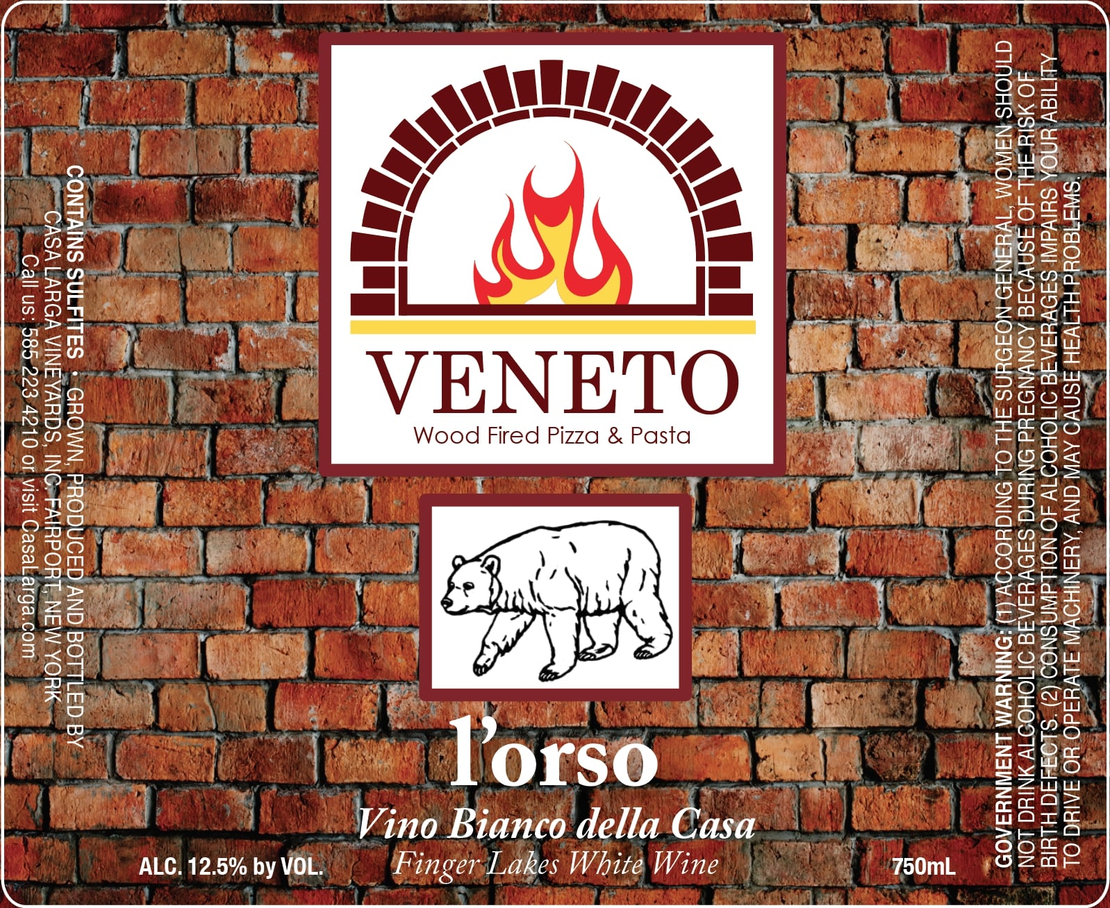 L'orso Vino Bianco Della Casa