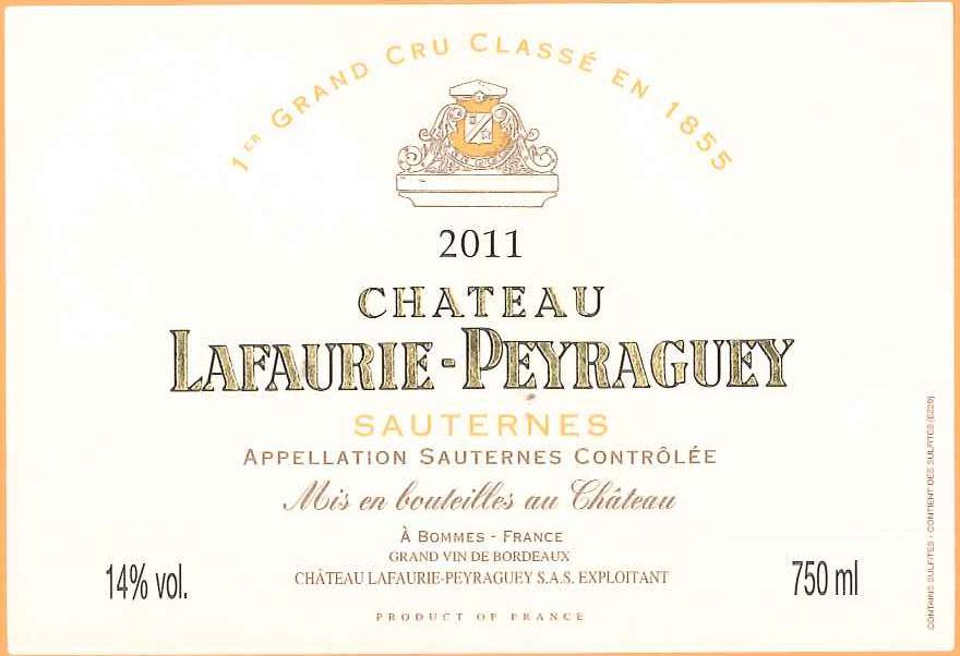 Chateau Lafaurie - Peyraguey Sauternes