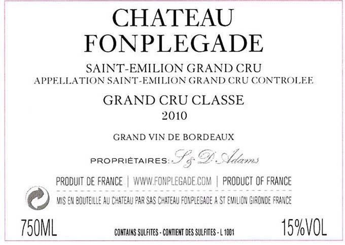 Chateau Fonplegade Grand Cru Classe
