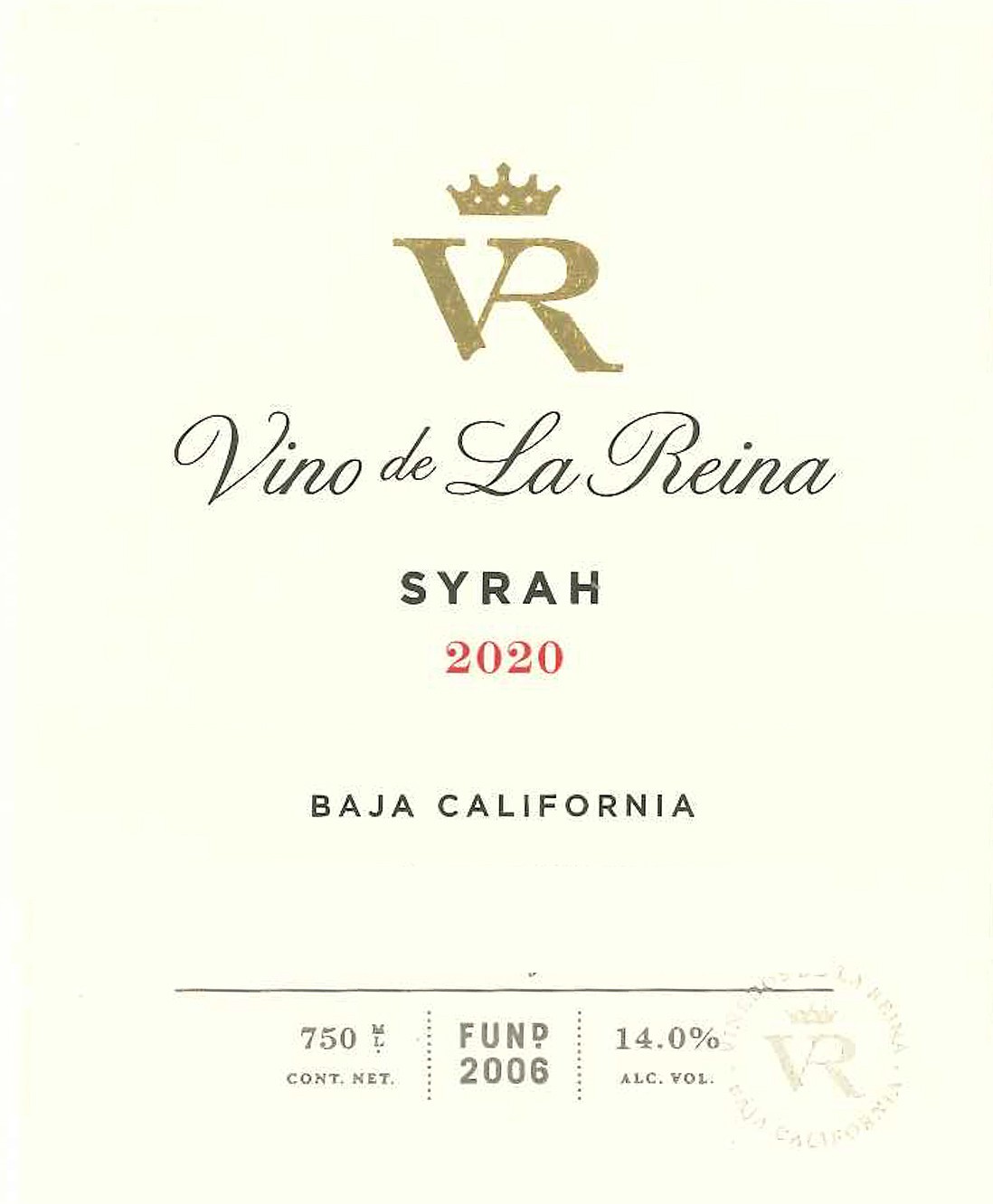 Vino De La Reina 750 Syrah