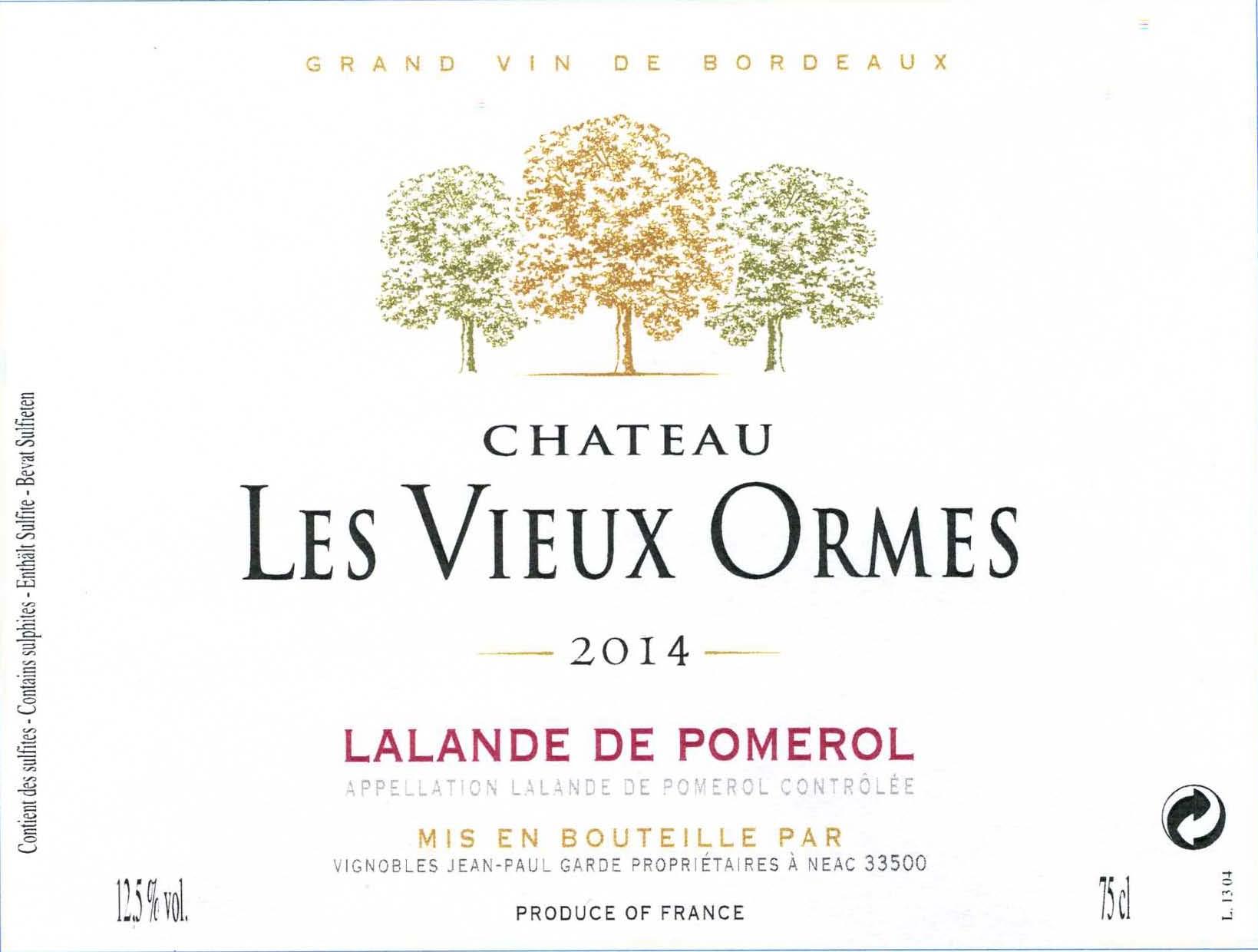 Château Les Vieux Ormes