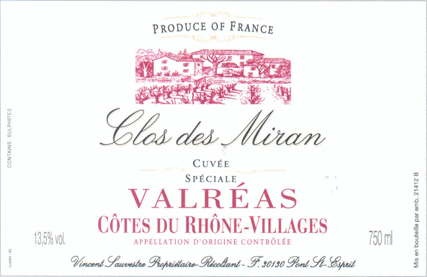 Clos Des Miran Valréas