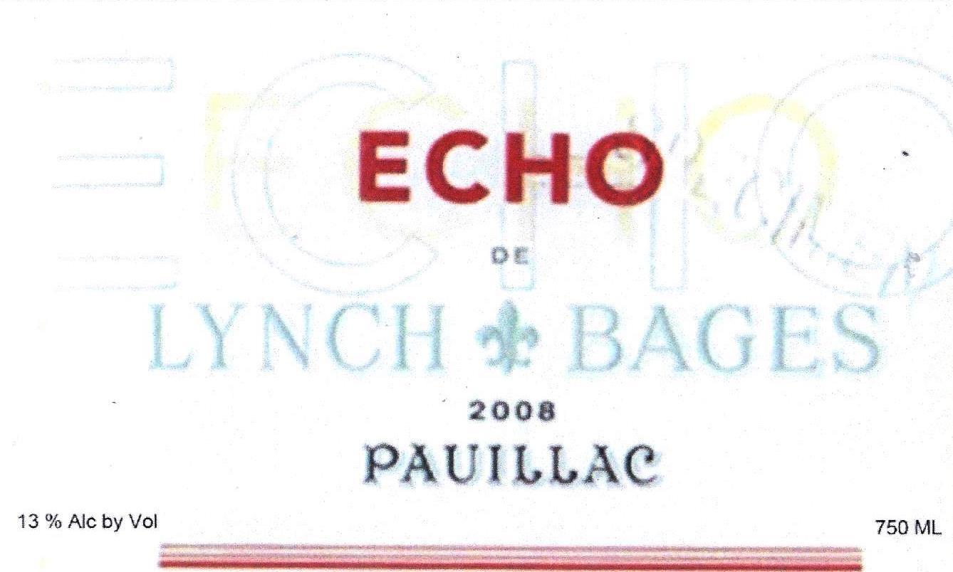 Echo Pauillac Ia Lynch Bages