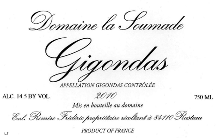 La Soumade Gigondas