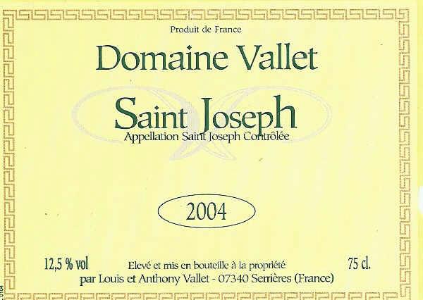 Saint Joseph White Rhone Wine