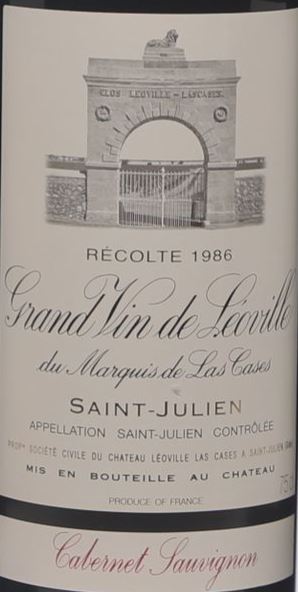 Grand Vin De Leoville Du Marquis De Las Cases