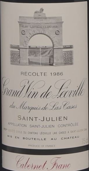 Grand Vin De Leoville Du Marquis De Las Cases