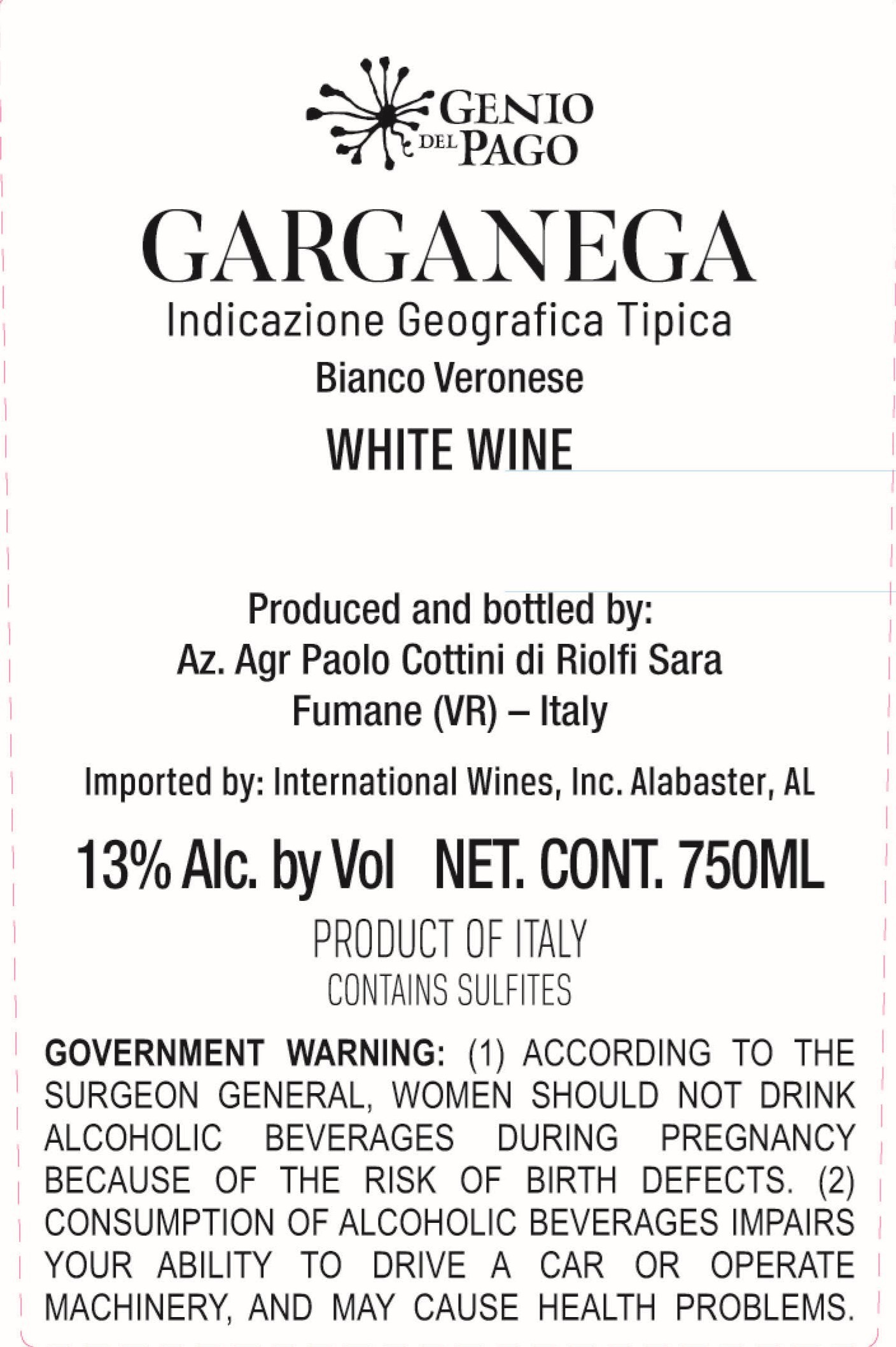 Genio Del Pago Garganega