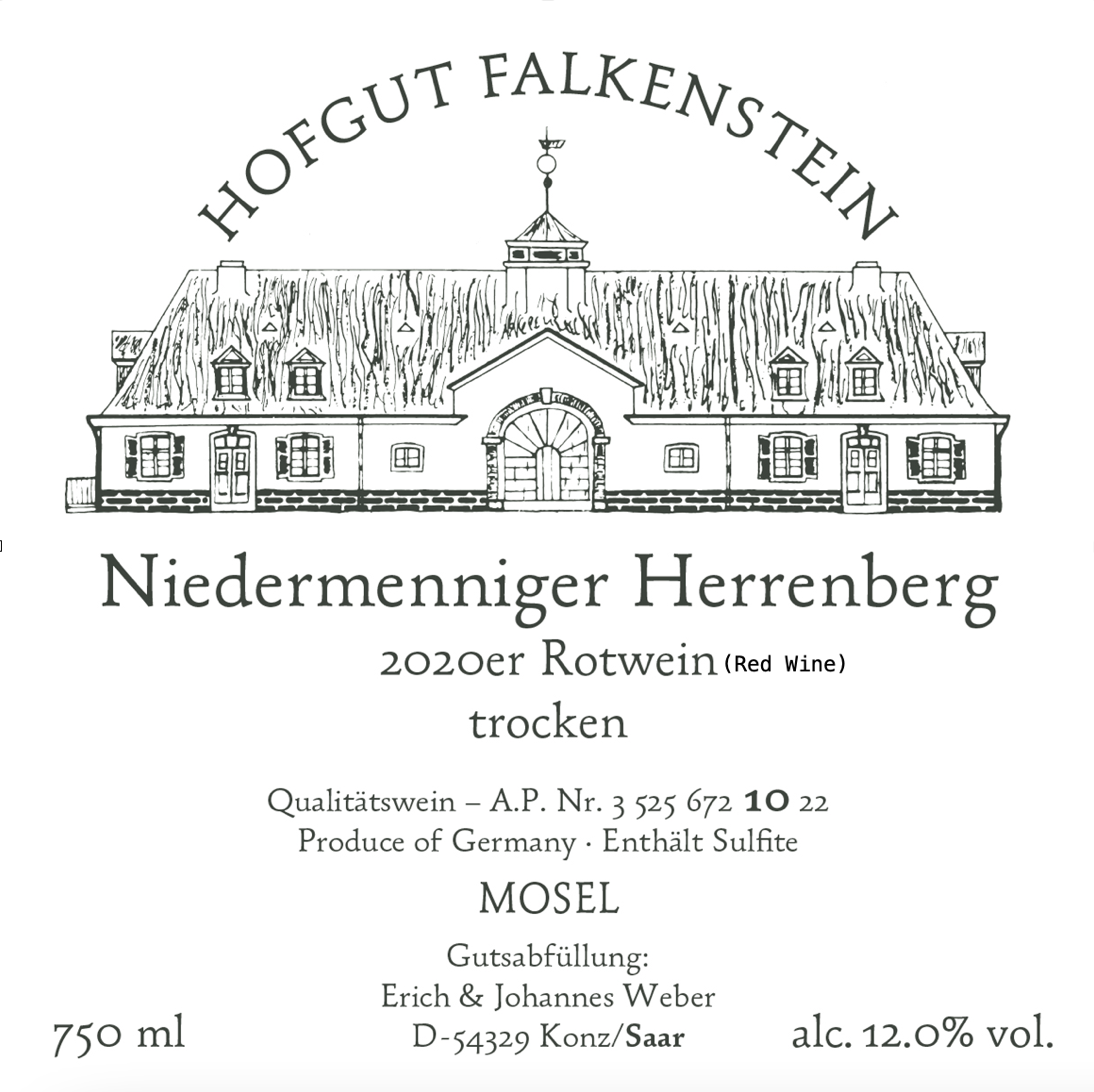 Niedermenniger Herrenberg Rotwein