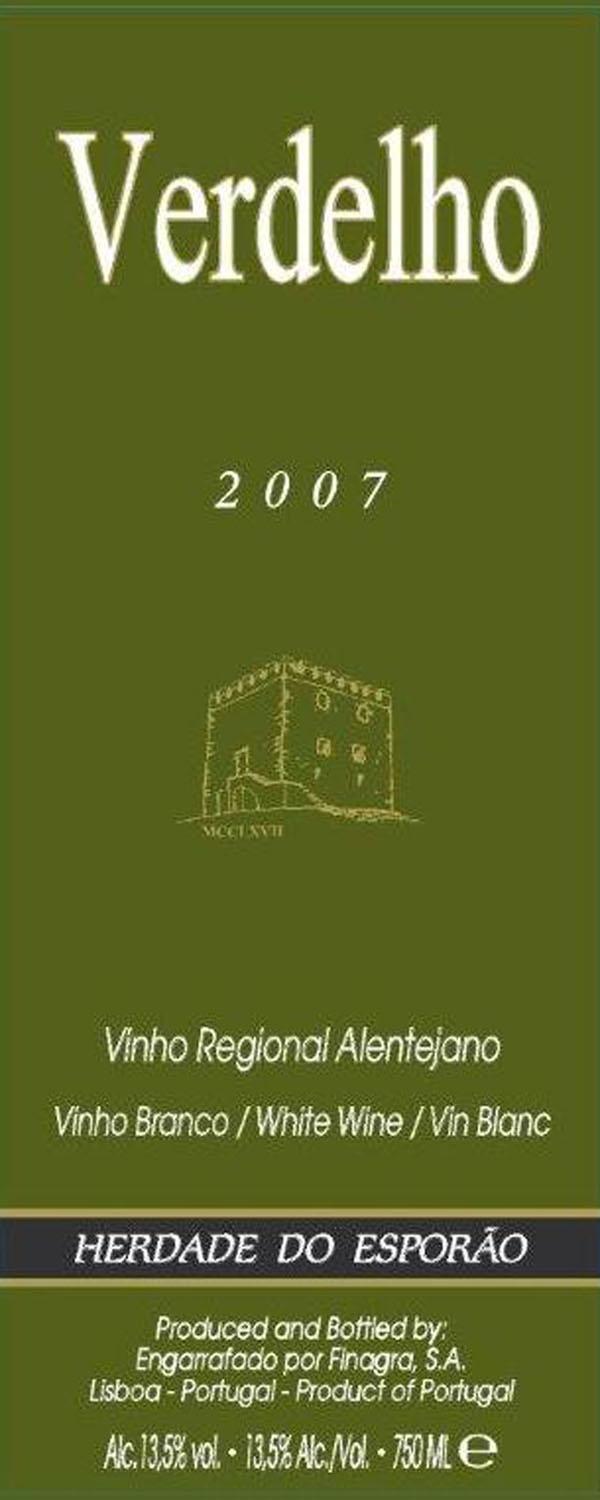 Verdelho Vinho Regional Alentejano