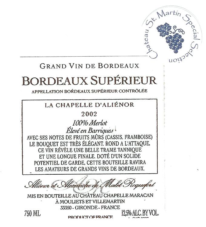La Chapelle D'Aliénor