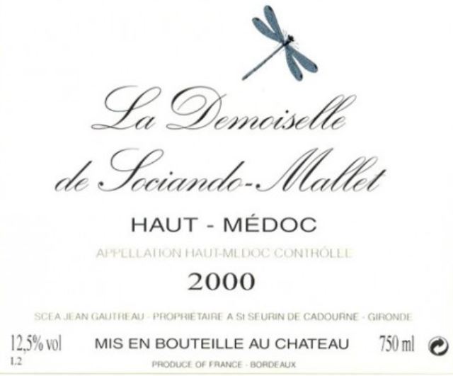 La Demoiselle de Sociando-Mallet