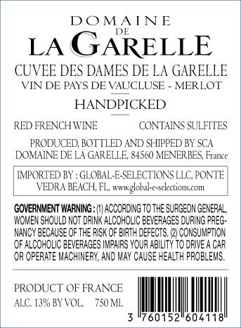Cuvee des Dames de la Garelle