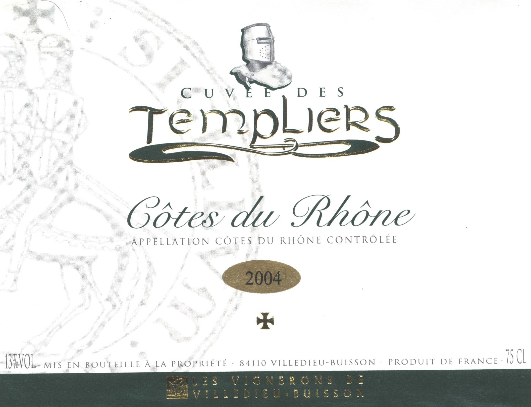 Cuvee Des Templiers