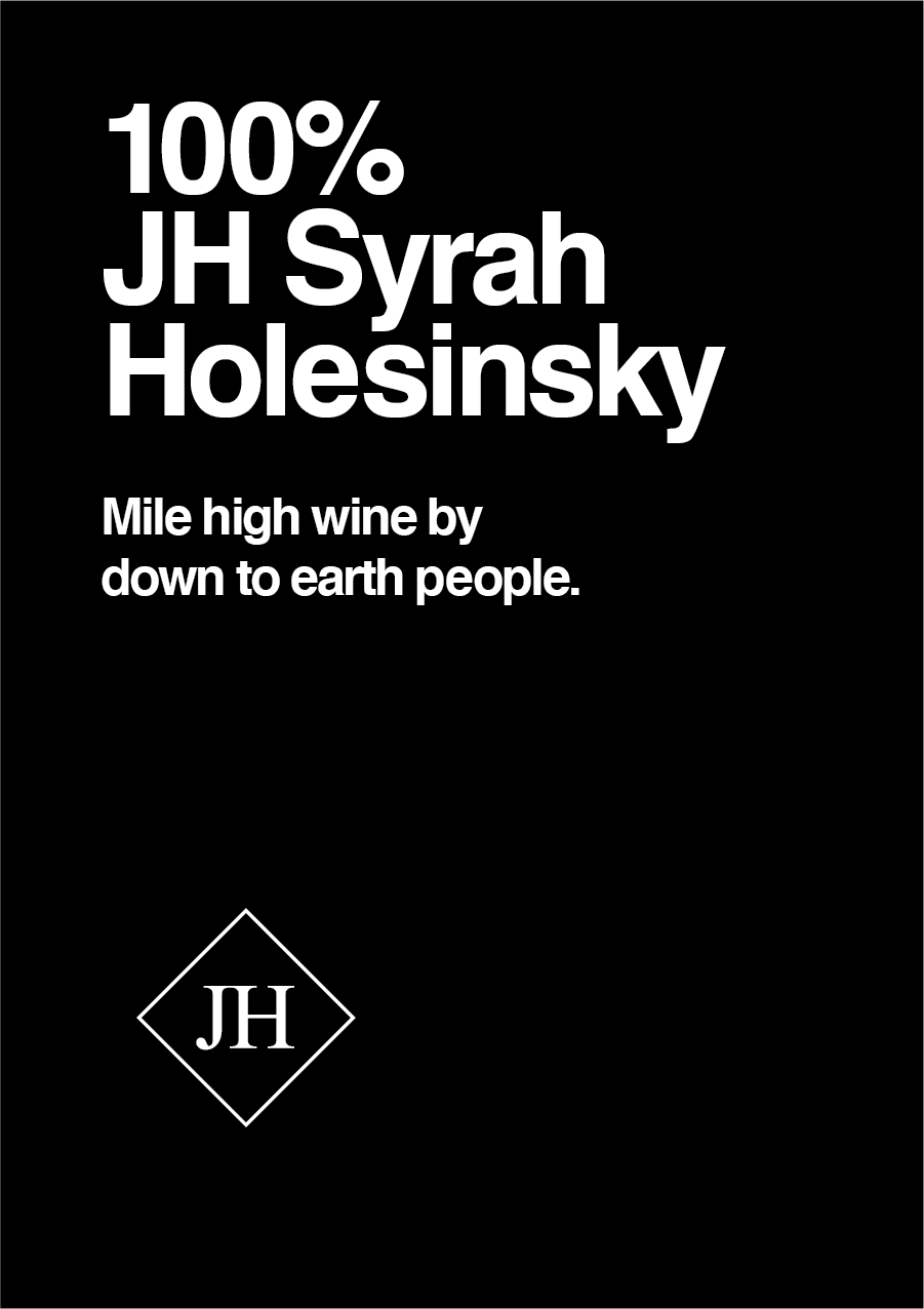 100 % Jh Syrah Holesinsky