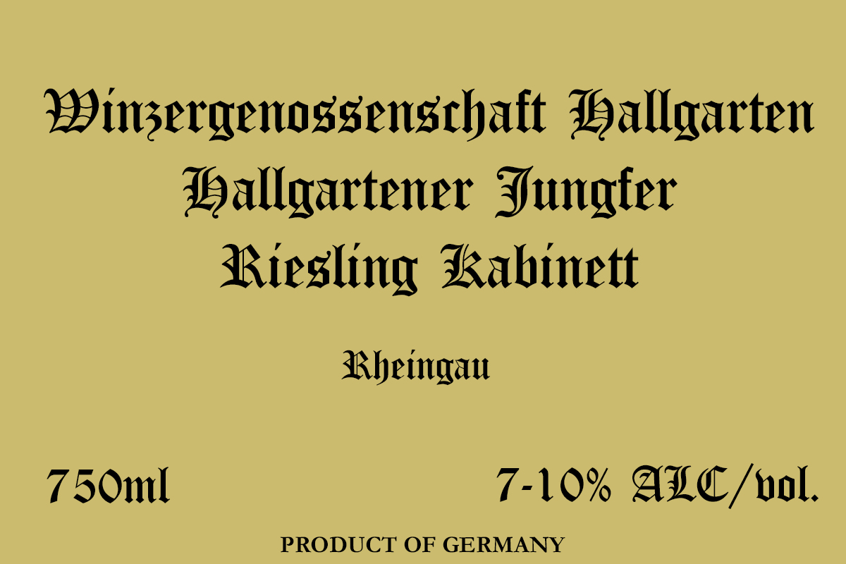 Hallgartener Jungfer