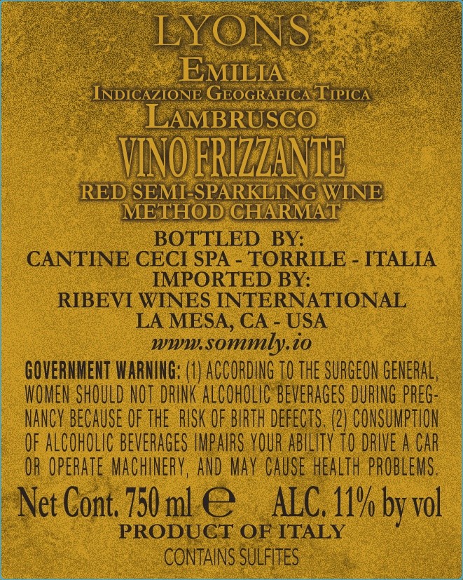 Indicazione Geografica Tipica Red Semi-Sparkling Wine