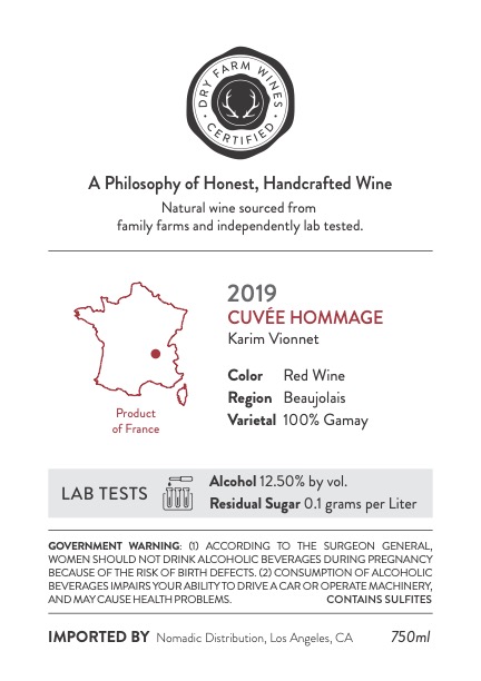 Cuvée Hommage